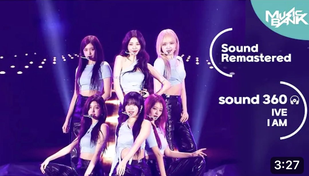 새만금 세계스카우트잼버리 
케이팝 슈퍼라이브
IVE(아이브)
‘I AM’ 
입체음향 리마스터링
제작일 : 2023.8.30(By Y.J.Yim)

youtu.be/N_daUPCnUfk?si…

#IVE #아이브 #dive  #IAM #안유진 #가을 #레이 #장원영 #리즈 #이서 #사운드360 #케이팝슈퍼라이브 #잼버리