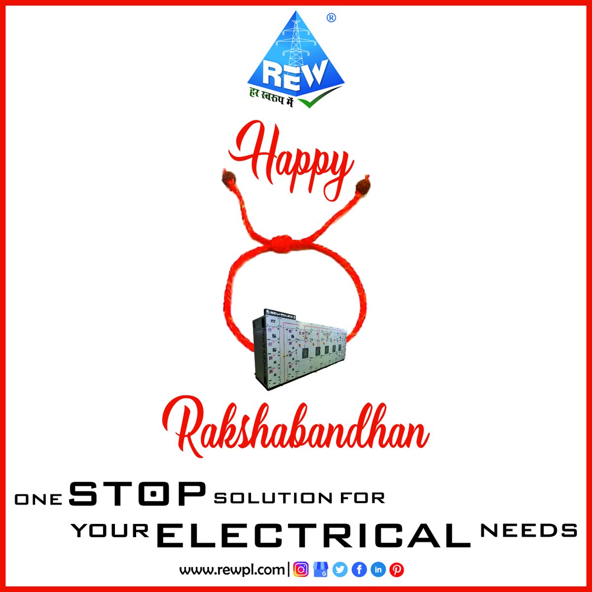 rewcpl's tweet photo. May this Rakhi bring you everything you desire and everything you dream of. Log on to https://t.co/YOaQbETDRN #RakshaBandhan #rakhi #festival #electricalconsultants #onestopelectricalsolution #manufacturers #traders #rewcpl #energyauditor
#electricalengineering #EPC #electrical https://t.co/BxYBLwvwCD