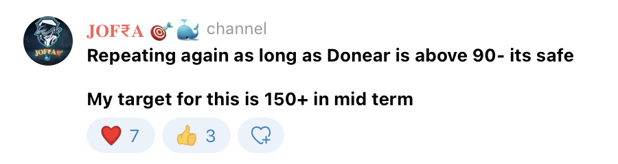 Niteish_14's tweet photo. Discussed Donear on our Telegram channel yesterday and this morning as well. 

Blasted today 12% up 🔥 🚀🚀

Looks good for much more

♻️ RT  and share

@kuttrapali26 @thechartholic @Curious_Shubh @chartmojo @caniravkaria @charts_breakout @Stocktwit_IN https://t.co/F7G2ryXCU4