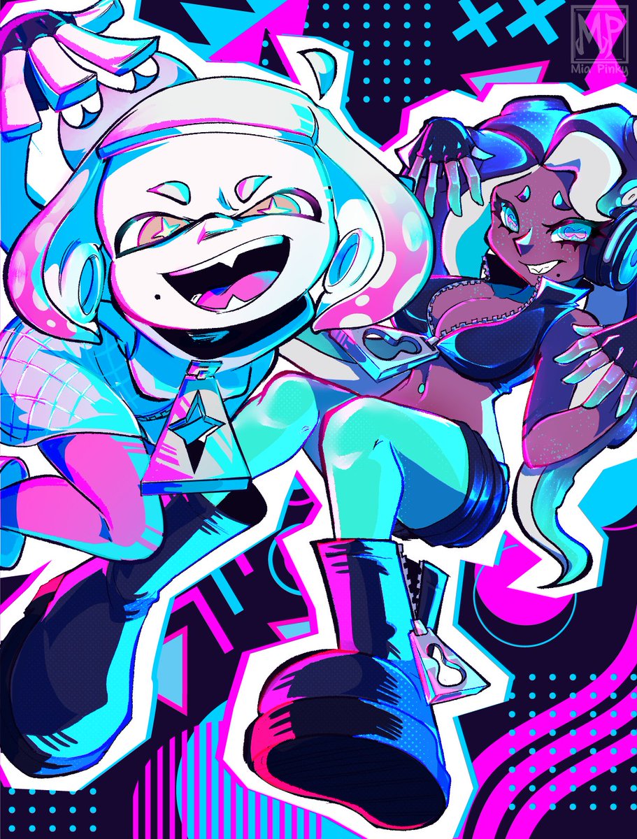 MiaShilena's tweet photo. Best idols ✨ Pearl and Marina I already want it to come out side order DLC!!! https://t.co/qEV1IDW6Fu