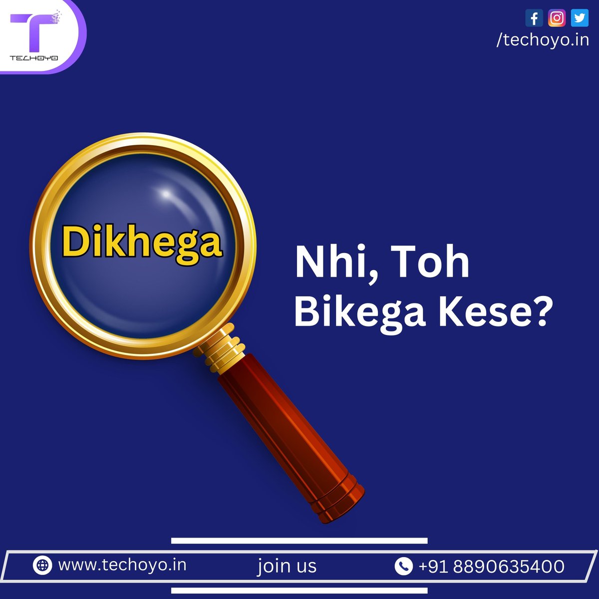 TechoyoIn's tweet image. Chase your dreams like they owe you money! 🚀💰
#DikhegaNahiToBikegaKaise #dreamsontherise

📞 Contact us at +91 8890 635 400
📧 Email: techoyo.in@gmail.com
🌐 Website: techoyo.in

.
.
.

#TECHOYO #digitalmarketingagency #socialmedia #seo #CRM #experts