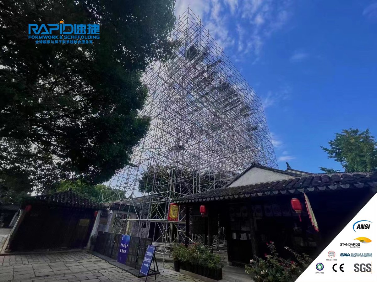 Chinesescaffold's tweet photo. Excited to see our Ringlock Scaffolding in action at a music festival! When it comes to event scaffolding, quality and safety are paramount. Want to elevate your next event? 
Explore now: https://t.co/xRNSKrMyuf
Mail: service@rapid-scaffold.com
#scaffolding #eventscaffolding https://t.co/BngdYXRNDn