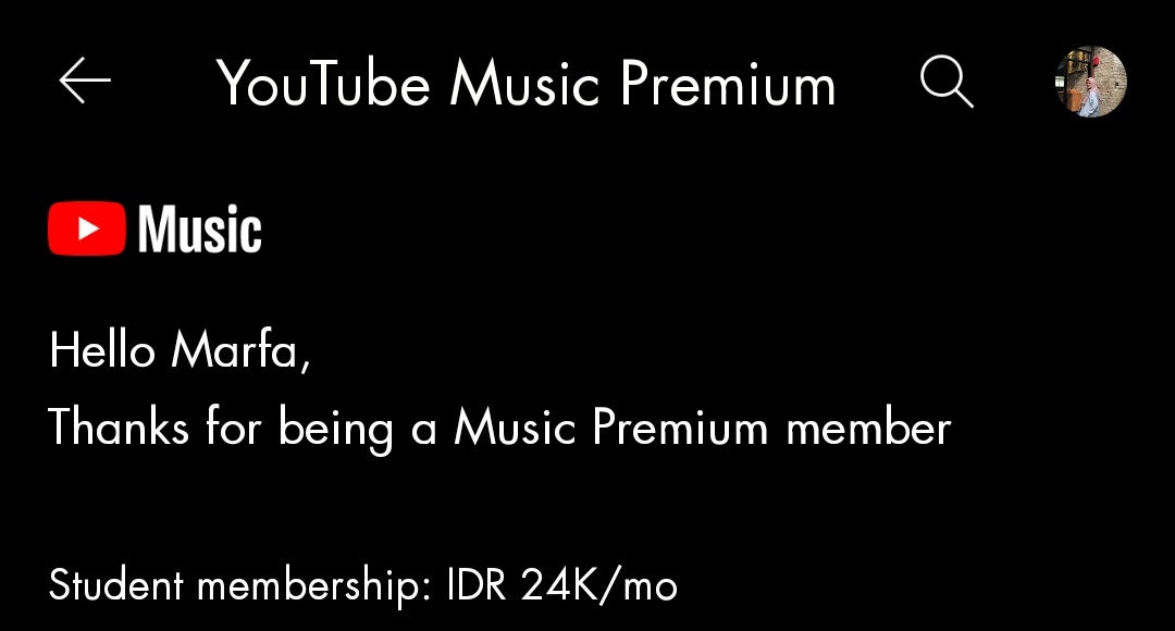 etmrva's tweet photo. Gara2 tweets Ka Naaj ini jd nyoba YT premium, sekalian nyoba premiumnya pakai harga student membership. 😆 #memanfaatkan https://t.co/zpCTCd0r3R