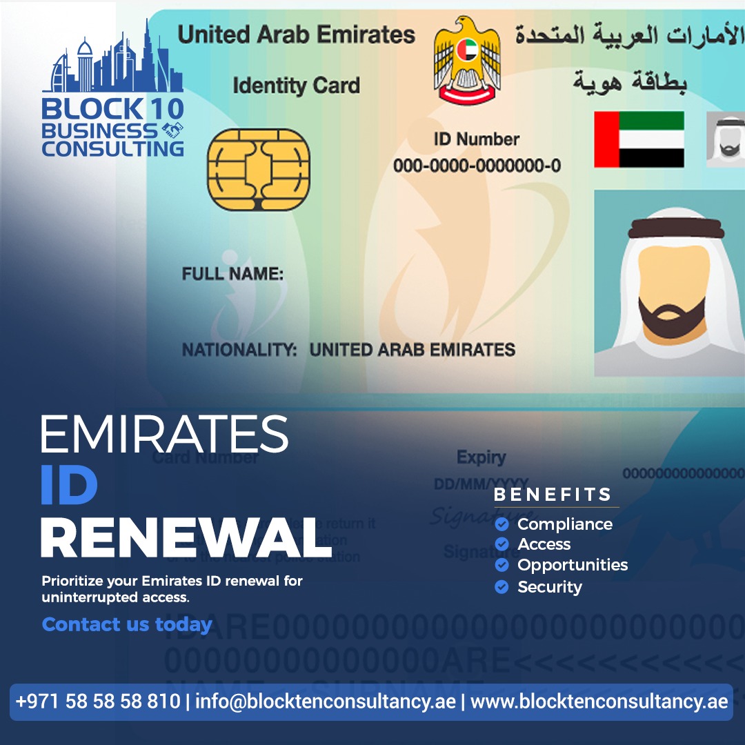 block10group's tweet photo. 📇 Need help with Emirates ID services? 

Turn to Block 10 Consulting for expert guidance. 

We're here to make your identification process seamless from start to finish. 🇦🇪🔒 

#Block10Consulting #Dubai #uae #process #ID https://t.co/EbDN2ngQkO