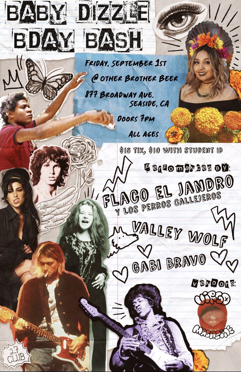 babydizzle_'s tweet photo. @virgo_magazine_ will b a featured vendor this Friday! ♍️❤️‍🔥 

&amp; SURPRISE, we will b having FREE Yerba’s for everyone thnx to @guayaki 🫶🏽🧉 we bout to b all HYPED for the show hehehe <3

pull tf up this Friday 
09.01.23
Doors @ 7pm

#BabyDizzelBDayBash #27Club 🪩 https://t.co/ox0IXgccDj