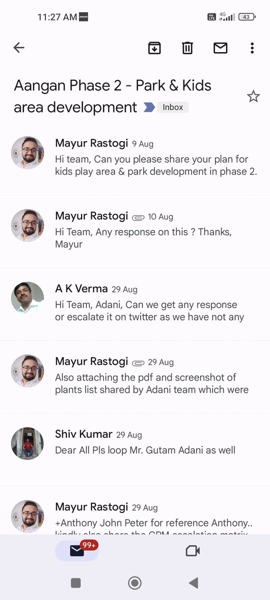 RastogiMayur21's tweet photo. @adanirealty @shiv1161 @adanirealty your team never even bothers to reply and you're saying 'Concerned' lolz (chk screenshot attached..no reply 4weeks)
@AdaniOnline @adanirealty  do you call it a park ? #Noplants #Noboundary #NoPlayArea #NoSeidwalk https://t.co/1GdmT0W1aG