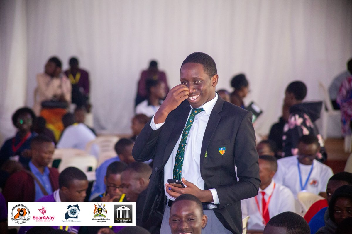 UNSA_Debates's tweet photo. At #UNSADebates2023, a spectrum of emotions unfolds before us: happiness, sadness, fear, and anger. 
Regardless of the sentiments, one thing remains constant: 'the Best Team will Win.'

Brought to you by @unsaugofficial 
#EndAIDS2030Ug | @aidscommission https://t.co/yRNF139HUN
