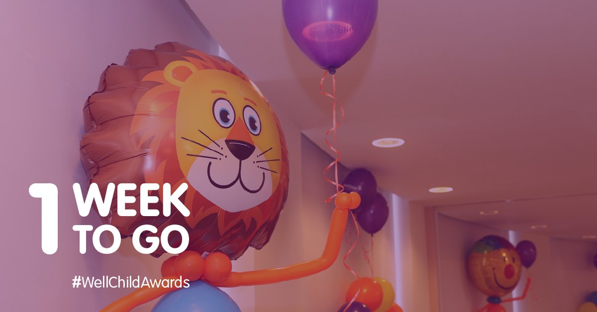 It's only one week until the #WellChildAwards, in association with <a href="/GSK/">GSK</a>. The final preparations are well underway and we cannot wait to celebrate our winners.

Find out more about the 2023 winners at wellchild.org.uk/awards ⭐