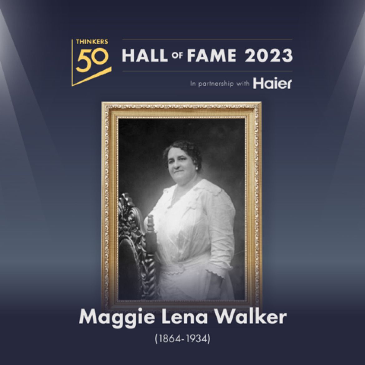 New inductee into @thinkers50 Hall of Fame! @leoncprieto & I were honored to amplify her contributions in our book 'African American Management History: Insights on Gaining a Cooperative Advantage.' thinkers50.com/blog/thinkers5… #Entrepreneurship #Leadership #ManagementHistory