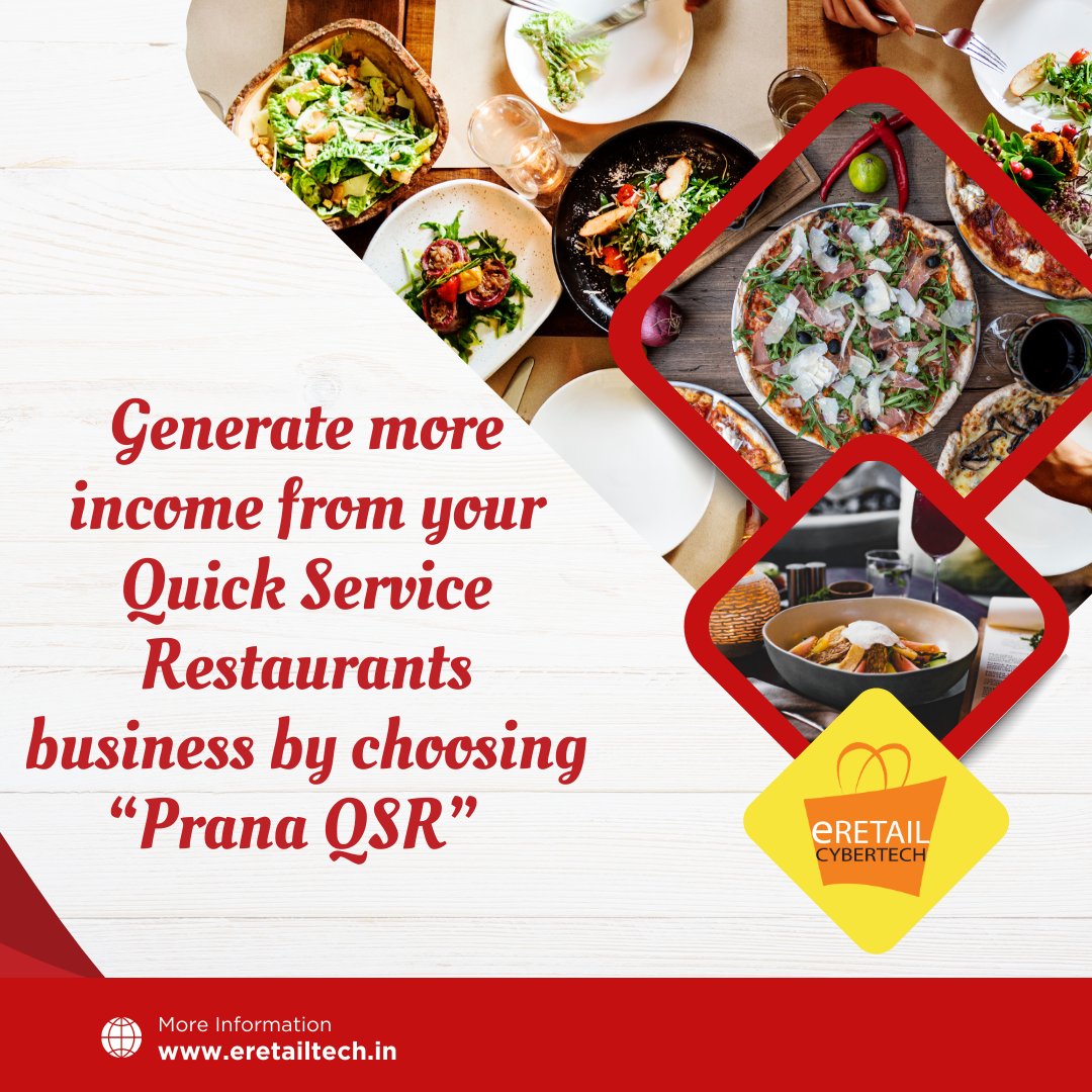 eretailcybertec's tweet image. Tired of long queues and complex billing processes? Level up your restaurant game with our state-of-the-art Prana QSR.
Contact us at +91 7032655831

#qsrtech #restaurantpos #EfficiencyElevated #pointofsalemagic #pointofsale #billingsoftware #posbillingsoftware #retailpos