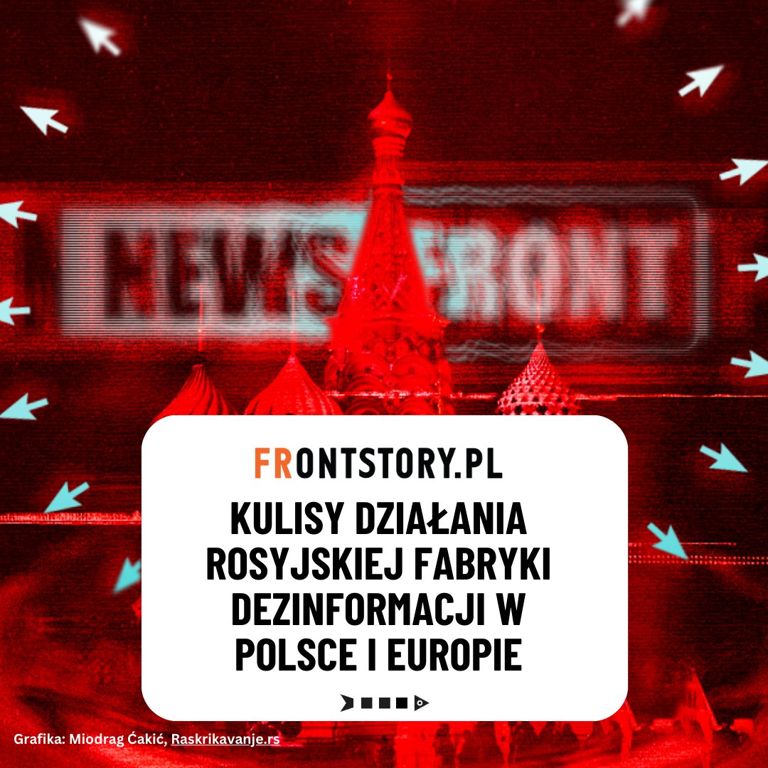 ❗Mimo sankcji USA i UE, fabryka kremlowskiej propagandy - portal NewsFront, dociera do odbiorców i odbiorczyń w Europie. Rozbudowuje zasięgi także na polskim Telegramie. W międzynarodowym śledztwie dziennikarskim ujawniamy, kto za tym stoi. 🔗Więcej: frontstory.pl/newsfront-dezi…