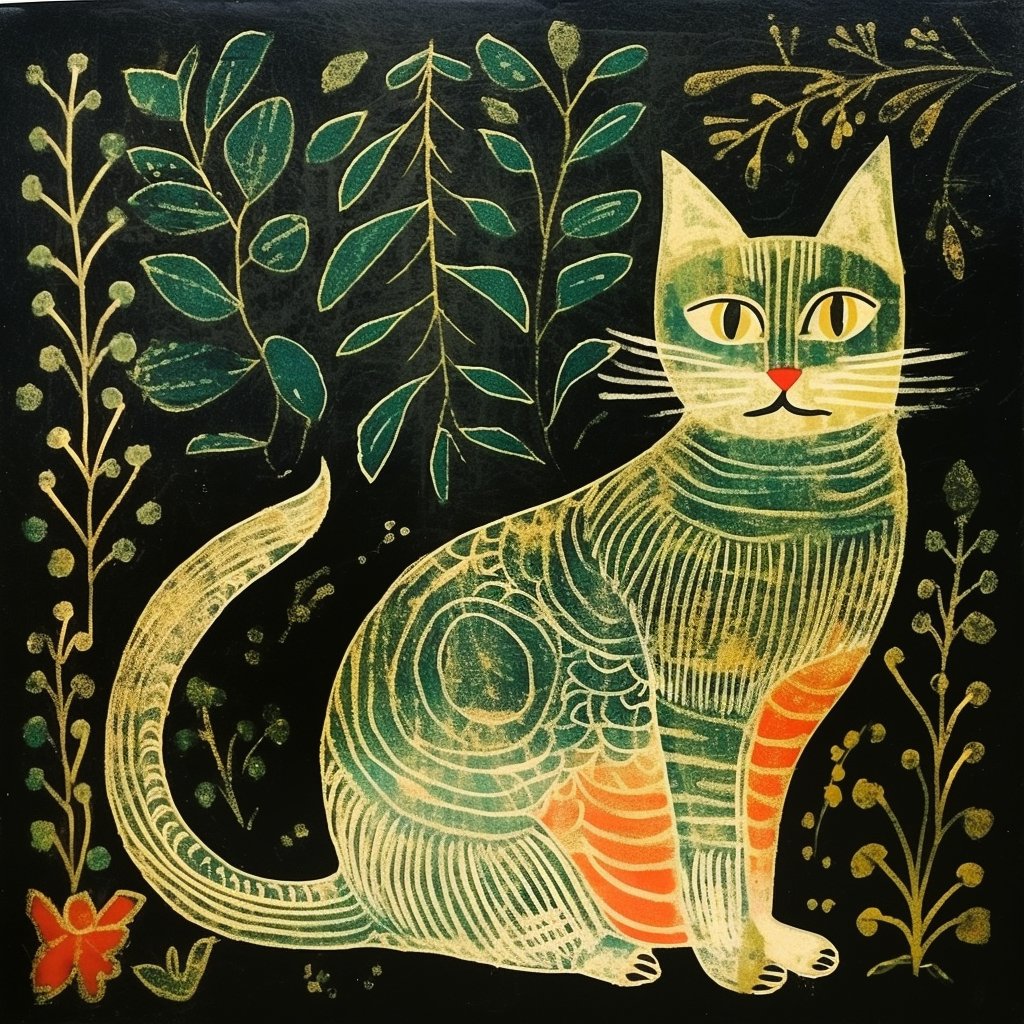 NameisJinYoo's tweet photo. Ancient cat found in an abandoned castle. 
#midjourney #미드저니 #aiartcommunity #aiart https://t.co/K9toLk8Nlz