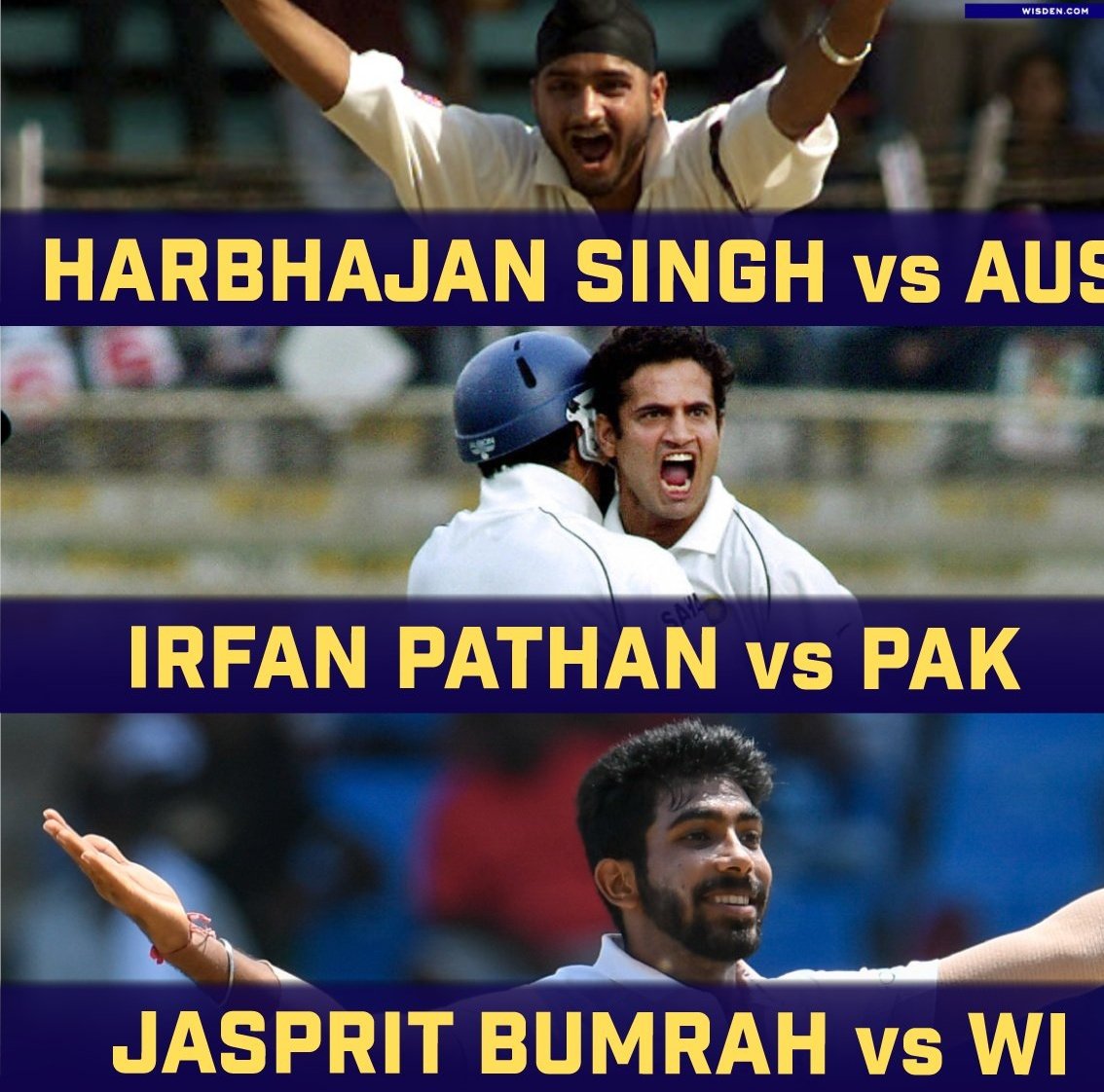 Darren Bravo ☝️
Shamarh Brooks ☝️
Roston Chase ☝️

#OnThisDay in 2019, Jasprit Bumrah became the third Indian bowler to register a hat-trick in the longest format of the game 🔥

#JaspritBumrah #India #WIvsIND #Tests #Cricket #OTD