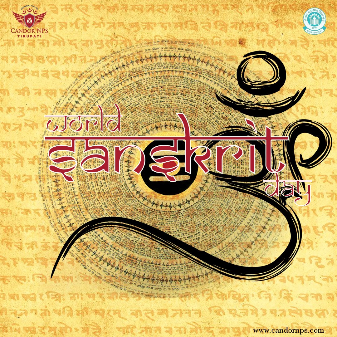 🌍 Celebrating World Sanskrit Day! 📜✨
Join us as we pay homage to the ancient language of Sanskrit – a timeless treasure trove of wisdom, literature, and culture. 📚✒️ 
#candornationalpublicschool #candornps #WorldSanskritDay #CelebrateSanskrit #LanguageAndCulture