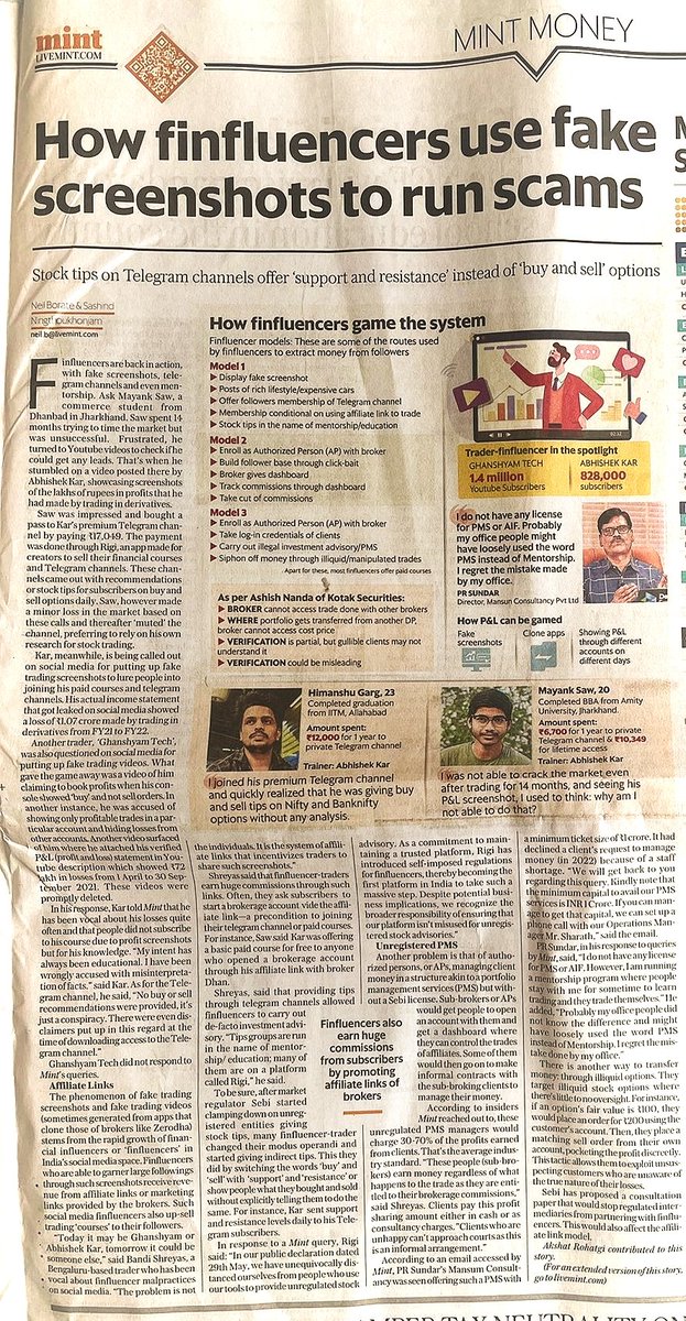 flyingbird308's tweet photo. Live mint article 👇 31/08/2023

When you raise your voice, this is the result you get from it.

@BandiShreyas sir thankyou for always showing the right path 🙌

@khanzubare thanx for speaking up brother 🔊

@himansh63588688 kuch bi ho photo badi mast aai h 🤳

Pic credit - @Vineet_jaiswal_

Do share for wider reach ✨

@flyingbird308
@engg_uc @crosshair_io @itsJohanLiebert @intrader_in @TraderJ1618
