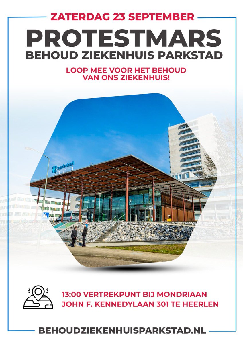 Samen opstaan voor het behoud van het ziekenhuis in #Heerlen!