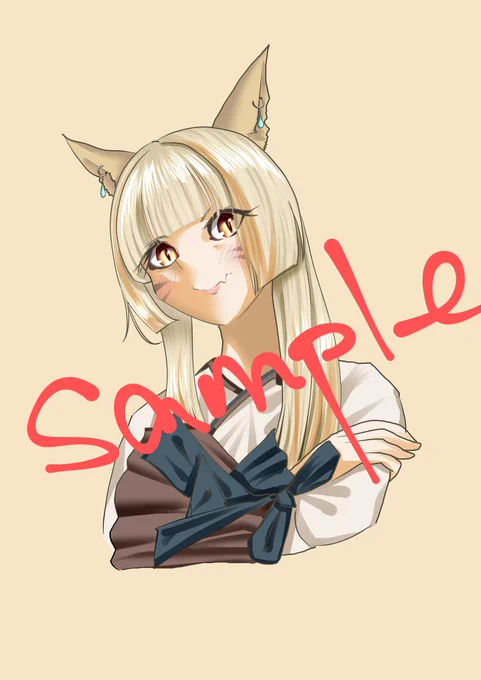 アイコン依頼制作 #FF14  #ミコッテ 
