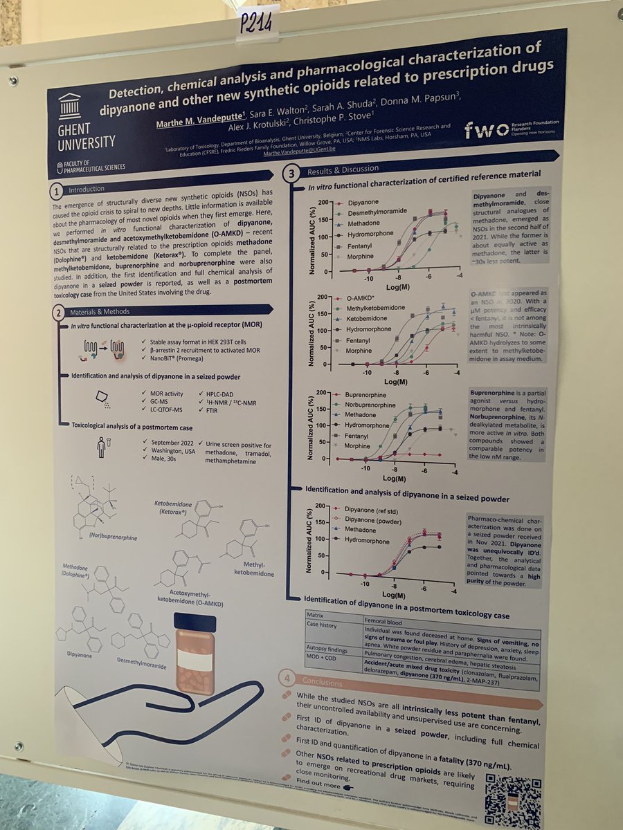 I have a few more opioids up my sleeve at #TIAFT2023 😏 Come find me at my poster P214 today to talk about dipyanone &amp; other NSOs related to prescription opioids 💊 <a href="/TIAFT_Tweets/">TIAFT</a> #somethingborrowed