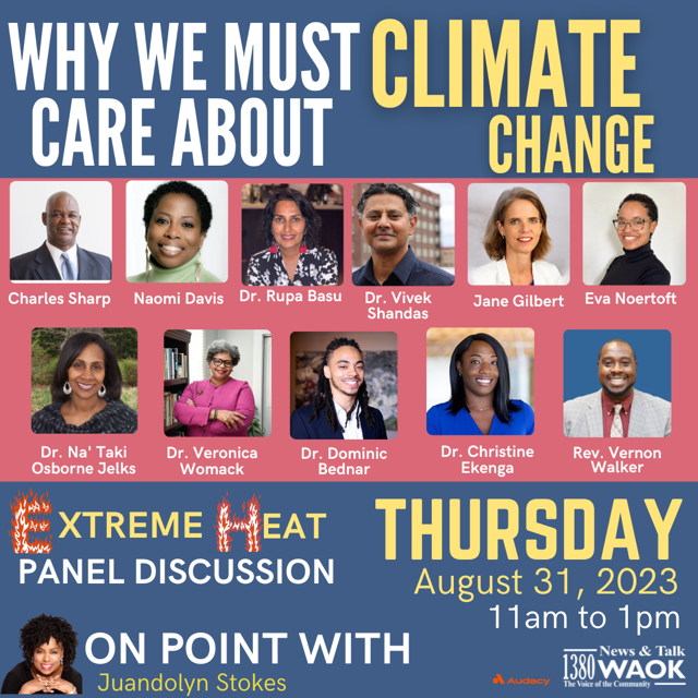 Dominic J. Bednar, Ph.D., EIT (@drdomenergy) on Twitter photo I’m on National radio today!
I’ll be joining, WAOK AM 1380 - On Point with <a href="/JuandolynStokes/">Juandolyn Stokes</a> talking about, “Why we Must Care About Climate Change: Extreme Heat Panel Discussion”.
You can tune in LIVE today, August 31st, 2023 at 11am ET at this link:
audacy.com/waok/authors/o… I’m on National radio today!
I’ll be joining, WAOK AM 1380 - On Point with <a href="/JuandolynStokes/">Juandolyn Stokes</a> talking about, “Why we Must Care About Climate Change: Extreme Heat Panel Discussion”.
You can tune in LIVE today, August 31st, 2023 at 11am ET at this link:
audacy.com/waok/authors/o…