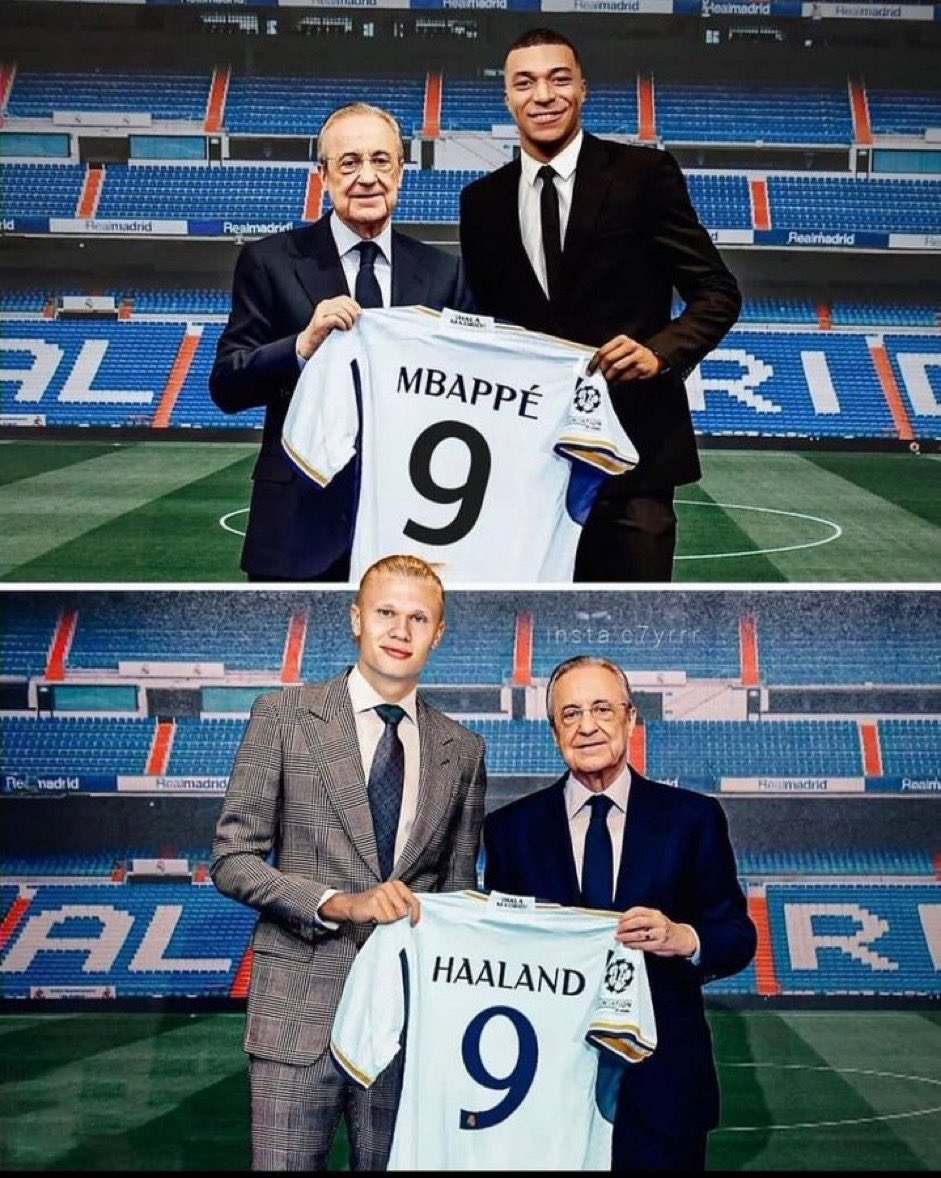 AurelinhoRM's tweet photo. Es 2024 y el Real Madrid va a fichar un Galáctico.

Like ❤️ si ficharías a Kylian Mbappe
RT 🔄 si ficharías a Erling Haaland https://t.co/jiOP5iS6Cf