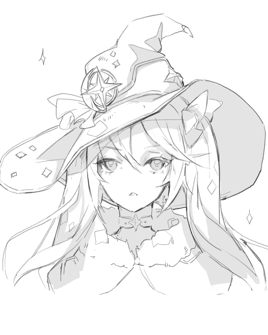A random Mona sketch I found on my PC✨
#原神 