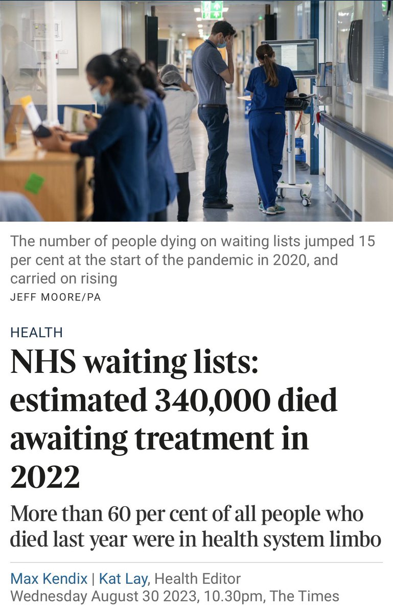 If the £160 billion poured into the NHS, mostly to support hospitals, were instead invested in communities to address social determinants of health, perhaps we’d achieve better outcomes.

thetimes.co.uk/article/nhs-wa…