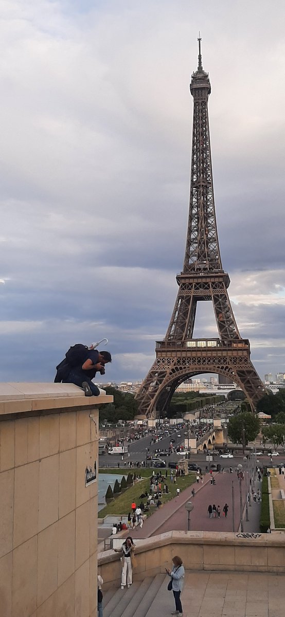 Bonjour de Paris view by @parisalwayswalk 🗼 2023 #tourist #eiffeltower #Paris #travel #vacation #photographer 🌞