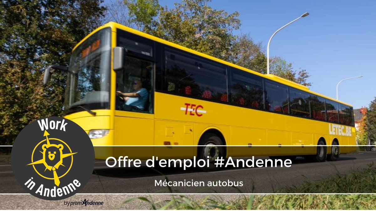promAndenne's tweet photo. #Emploi De nouvelles offres d'emploi sont à pourvoir à Andenne dans le secteur du transport et du métal.
👉Ces offres sont à consulter sur https://t.co/GUPvaONaJM :
🔹 Mécanicien autobus
🔹Chauffeur CE international
🔹Soudeur
🔹Carrossier Tôlier https://t.co/Sk2QlnALPv