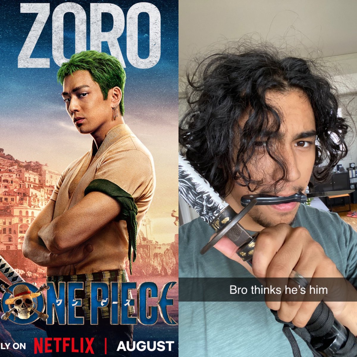 arthur_khong's tweet photo. Je suis la voix française de Zoro dans la série Netflix One Piece !
Mon manga préféré, mon perso préféré, le petit moi aurait des étoiles dans les yeux 🤩 
Le rôle de ma vie, merci Stanislas Forlani, merci @NetflixFR, merci aux équipes, et merci maman de m’avoir fait découvrir OP https://t.co/SiPMAFZshE