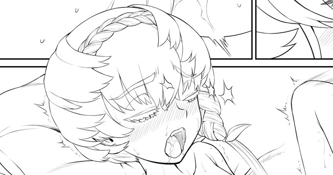 というわけで一旦線画まで!Ci-enに投稿しました「ゴッホちゃんオナ絵線画」  #Ci_en #シエン ファンティアに投稿しました!「ゴッホちゃんオナ絵線画」  