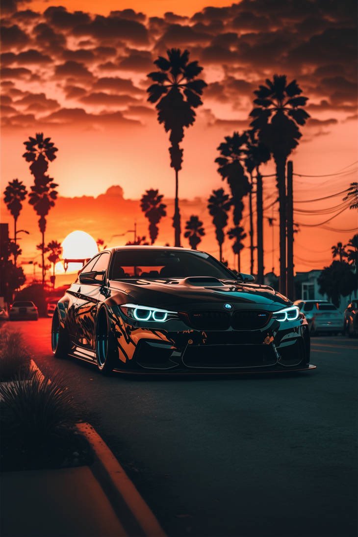 BMW &amp; Sunset, Los Angeles California 🌴