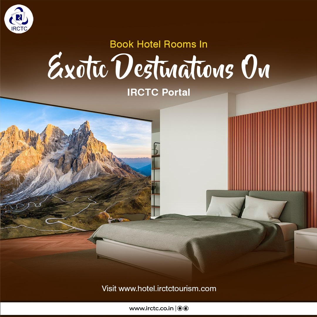 Want to explore the most #exoticdestinations in India?

Book the finest #hotelrooms now on hotel.irctctourism.com to add to your experience

#DekhoApnaDesh #India #Travel