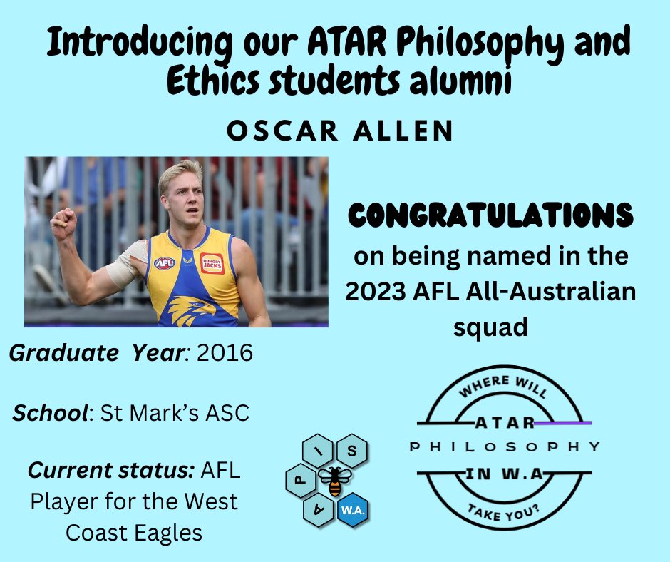 APIS - Association for Philosophy in Schools inc. (@apisinc) on Twitter photo Huge congratulations to another member of our ATAR Philosophy and Ethics alumni on being named in the 2023 AFL All Australian squad! Where will Philosophy take you? #P4C Huge congratulations to another member of our ATAR Philosophy and Ethics alumni on being named in the 2023 AFL All Australian squad! Where will Philosophy take you? #P4C