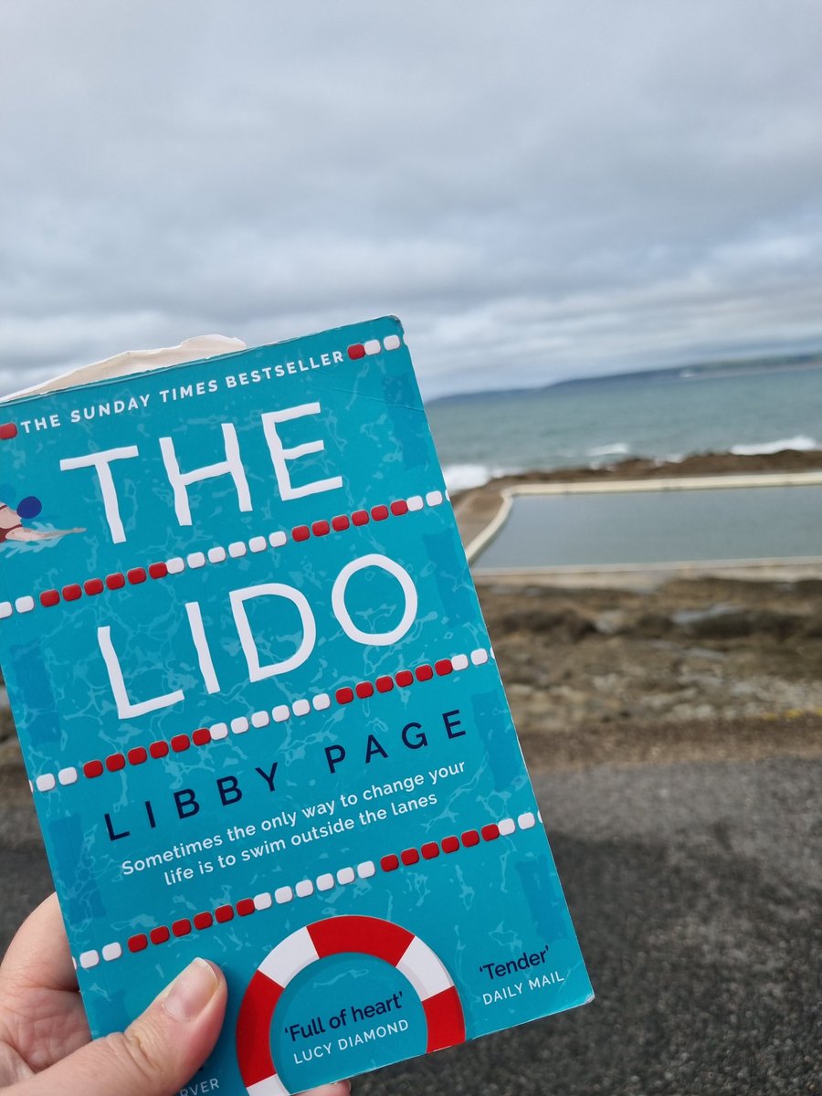 Loving #TheLido, my holiday read. I love that I spotted an outdoor lido in Westward Ho! and swam in another too. I'm at the point where I'm nearly finished and I don't want it to end because it is so lovely.