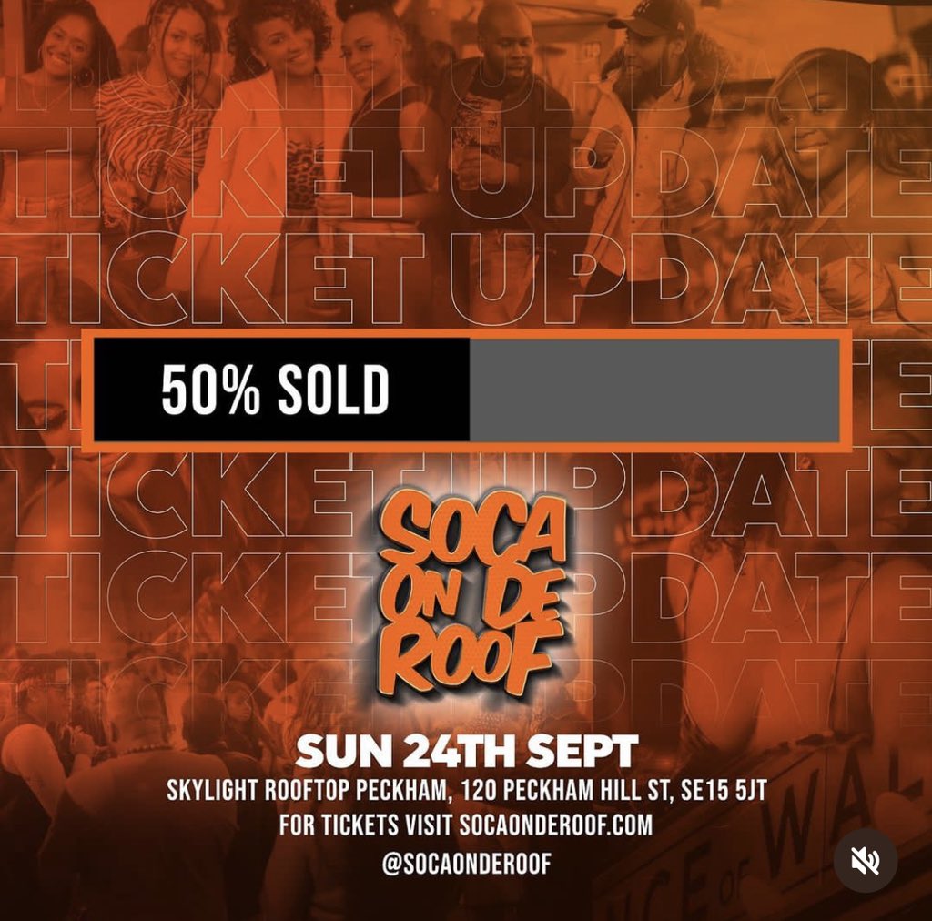 Carnival Cool Down is needed! Get your tickets for Soca On De Roof! Tickets; Socaonderoof.com