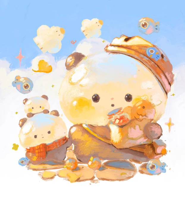 And some more here  thank you for your support for August's illustrations  I appreciate you a lot!  
