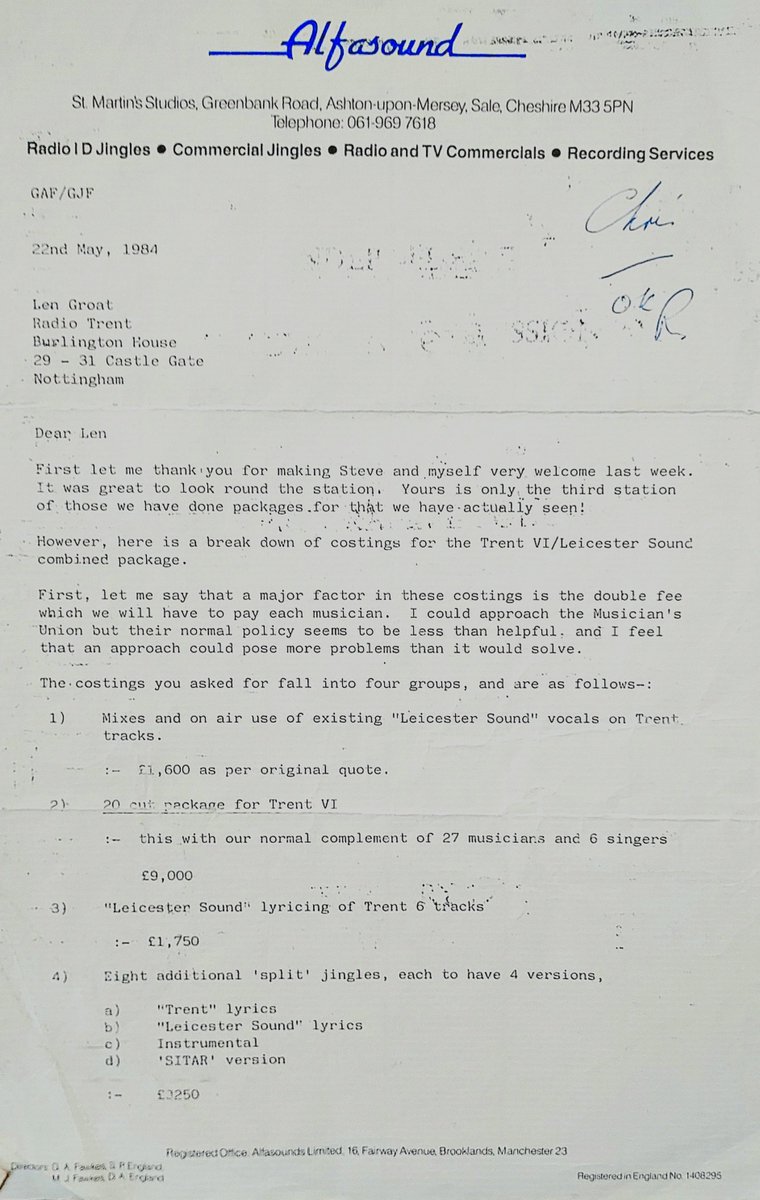 @carlosradioguy @airchecks @CapitalEastMids A good question Carlos! And by coincidence with the 50th Anniversary of ILR on the way I've been digging deep into a suitcase of windscreen stickers, my old Memos (!) and letters! The JAM/PAMS years were another story...  but from 1984.....