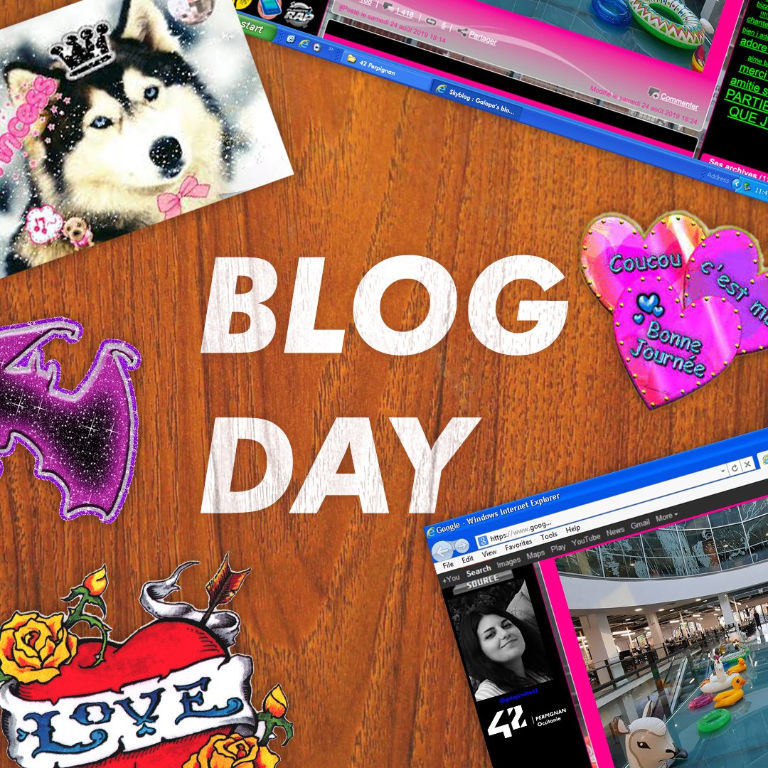 42Perpignan's tweet image. “Blog bless the World” #blogday 🌟 Rappel de nos souvenirs de jeunesse! 📸 En ce jour spécial, nous célébrons la Journée des Blogs qui ont été le témoin de nos pensées, diy, passions et photos d&apos;antan...