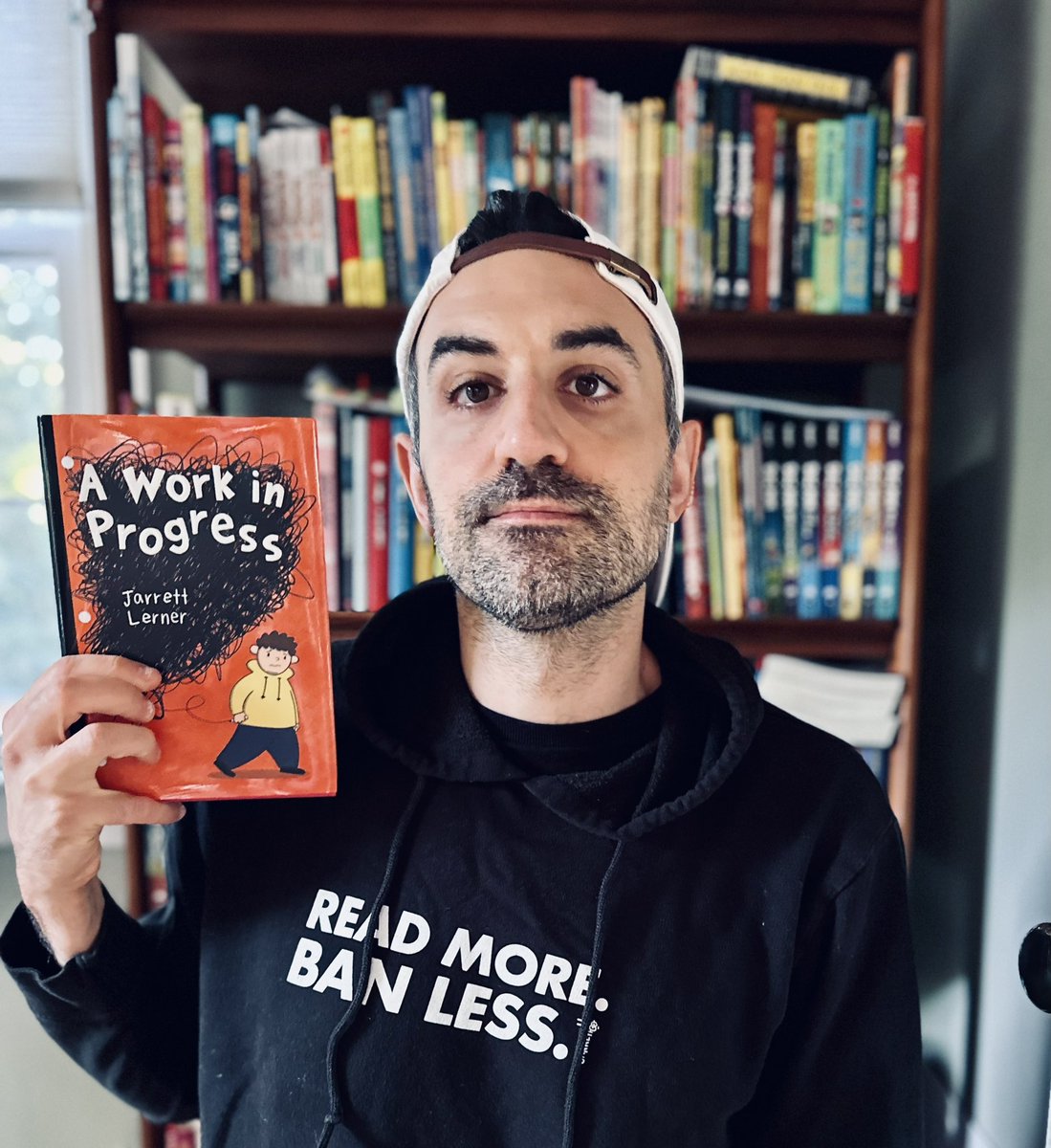 Jarrett_Lerner's tweet photo. This morning I learned two things about this book of mine: it’s been nominated for an award — and removed from classrooms and school libraries in a city in Texas, along with many others. The overwhelming majority of those other books are by and/or about people of color. https://t.co/WeOjfj9Bl6