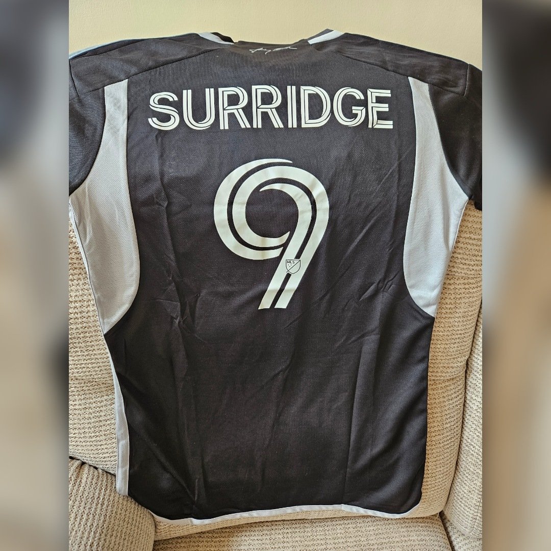 I am a happy girly today!! My @NashvilleSC shirt with @surridge_sam name and number has arrived today!!!!! 😆😍