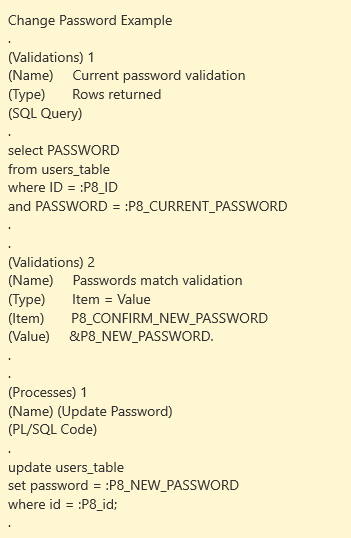 apexprocoder's tweet photo. Change Password Example.
#orclAPEX #LowCode #Oracle https://t.co/iV8NtDLtrx