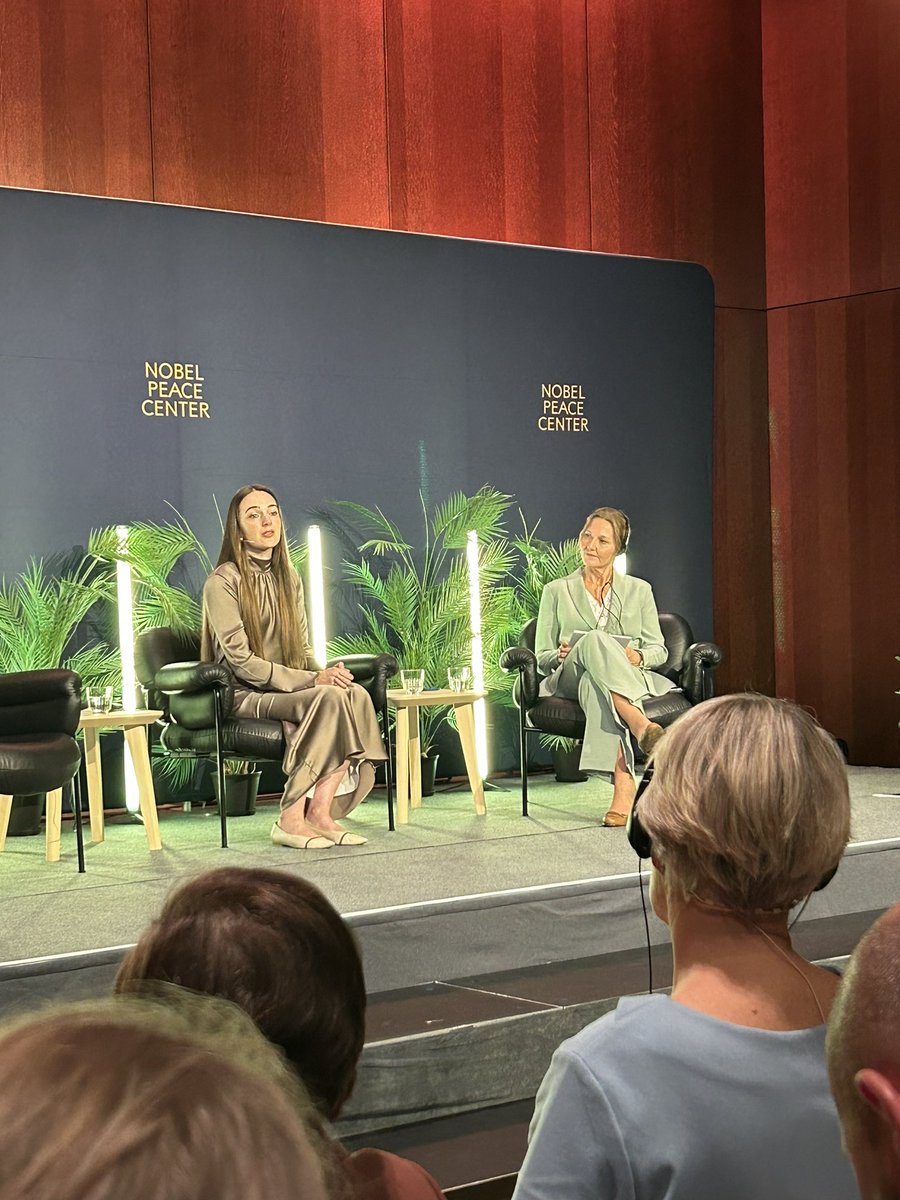 Nobel Women (@nobelwomen) on Twitter photo “authoritarian regimes cooperate with each other. We the people who fight for dignity and rights have to cooperate even more” - <a href="/avalaina/">Oleksandra Matviichuk</a> at #nobelpeaceconference “authoritarian regimes cooperate with each other. We the people who fight for dignity and rights have to cooperate even more” - <a href="/avalaina/">Oleksandra Matviichuk</a> at #nobelpeaceconference