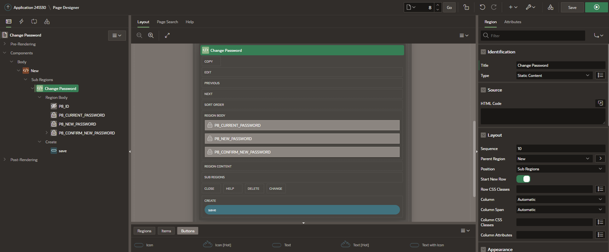 apexprocoder's tweet photo. Change Password Example.
#orclAPEX #LowCode #Oracle https://t.co/iV8NtDLtrx