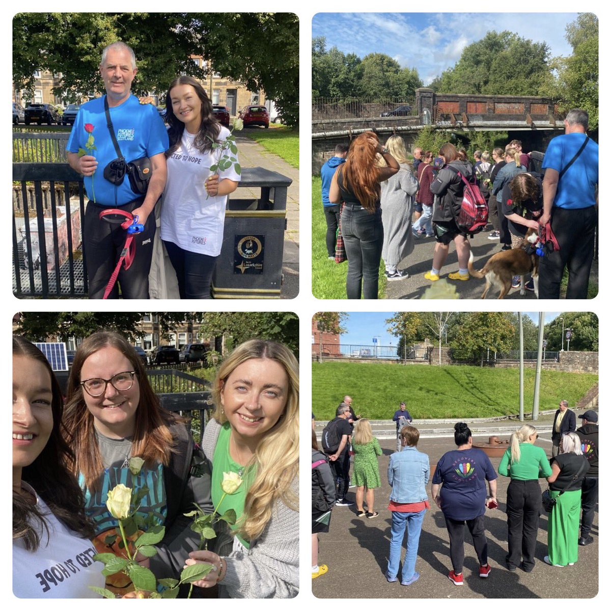 Phoenix Futures Scotland (@phoenix_scot) on Twitter photo A beautiful sunny day and amazing turnout for our Remembrance Ceremony in Coatbridge today <a href="/recovery_nl/">NLRecoveryCommunity</a> <a href="/OverdoseRT/">Overdose Response Team (ORT)</a> <a href="/NorthlanADP/">North Lanarkshire Alcohol and Drug Partnership 💜</a> #IOAD2023 💜☀️🌹 A beautiful sunny day and amazing turnout for our Remembrance Ceremony in Coatbridge today <a href="/recovery_nl/">NLRecoveryCommunity</a> <a href="/OverdoseRT/">Overdose Response Team (ORT)</a> <a href="/NorthlanADP/">North Lanarkshire Alcohol and Drug Partnership 💜</a> #IOAD2023 💜☀️🌹