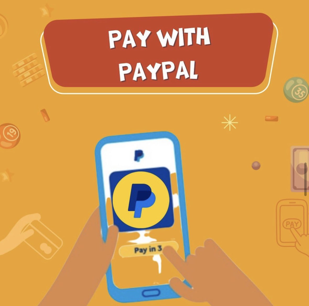 𝗘𝗮𝘀𝘆. 𝗧𝗿𝘂𝘀𝘁𝗲𝗱. 𝗦𝘂𝗽𝗲𝗿 𝗦𝗲𝗰𝘂𝗿𝗲 

Safer, simple and accepted by us! Play and pay online with your digital wallet with PayPal 💸

#saferpayments #paywithpaypal #paypalpayment #withdrawels #deposits #securepayments #safepayments