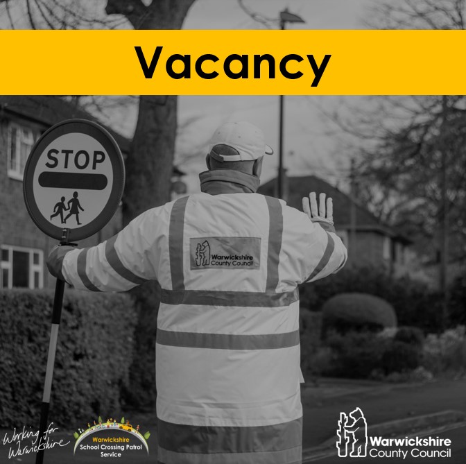 WCCSafe_Active's tweet photo. The School Crossing Patrol Service has vacancies in #Cubbington #Wellesbourne #Exhall #Polesworth #Fillongley #Attleborough #Kingswood #Nuneaton
For more information contact us on 01926 412661 or scp@warwickshire.gov.uk
#bestwarwickshire
@Warwickshire_CC
@WarksRoadSafety https://t.co/Omo4CZEcVt