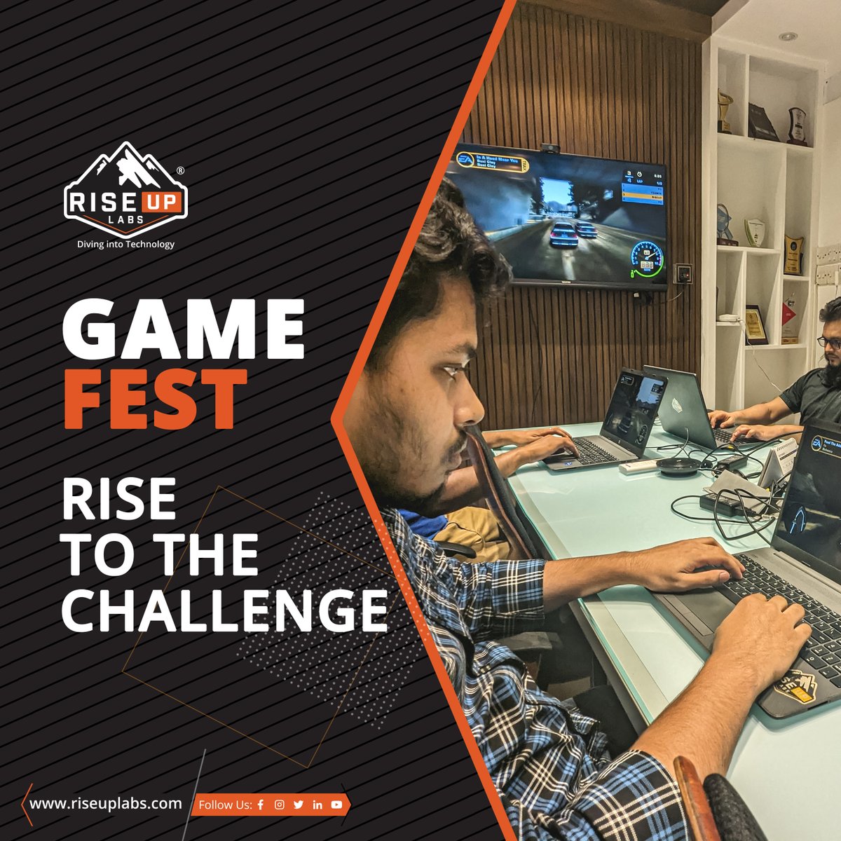 RiseupLabs's tweet photo. đ Warp back in time to the incredible Riseup Labs GameFest! Every moment was a masterpiece. Check out our recap and celebrate the joy of gaming! đź
Join our team: https://t.co/4vp0He1SM9
#riseuplabs #gamefest #gamingcompetition #teamriseup #companyculture #gaming https://t.co/uKR5IqAvvf