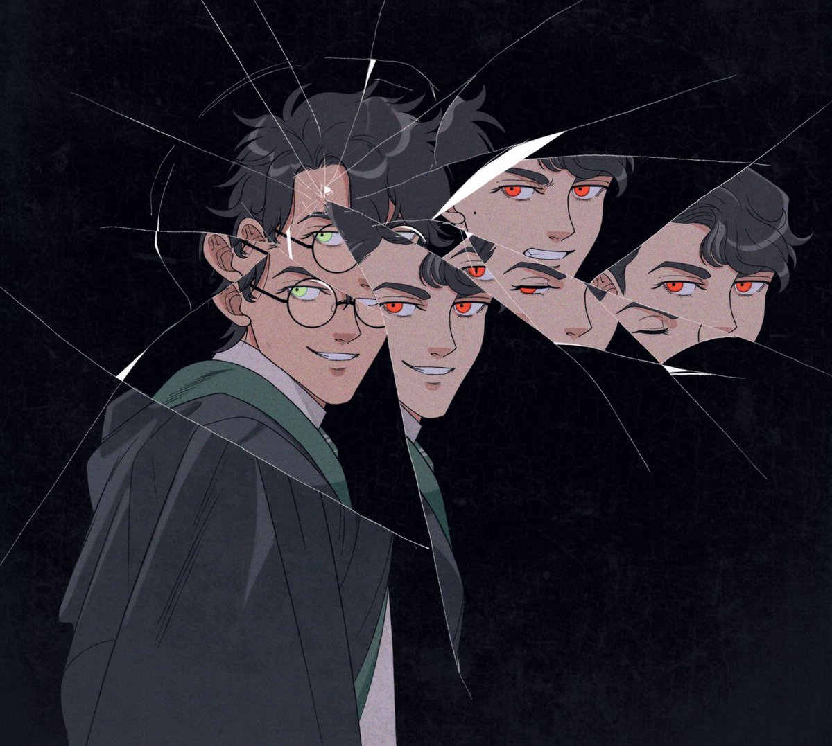 kagari_hp's tweet photo. Fractured pieces of a soul.
#Tomarry #リドハリ #리들해리 https://t.co/TwTD8wUuOe