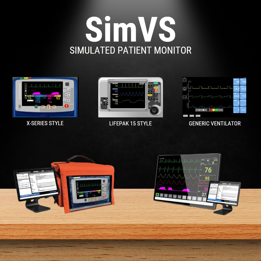 SimandSkills's tweet photo. Bring your standardised patient scenarios to life with a tablet-based patient monitor system. Familiar skins and a solid wireless connection make SimVS the ultimate teaching tool.
🔗https://t.co/LxtsNxUY3L
#resuscitation #cprinstructor #defi https://t.co/PpCkzPz5RN https://t.co/K4zhtf81g8