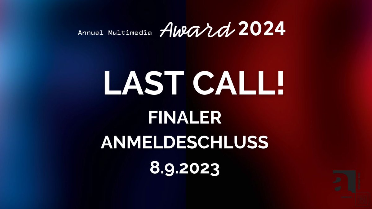 Annual Multimedia Award tweet media